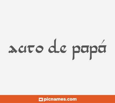 Auto De Papá